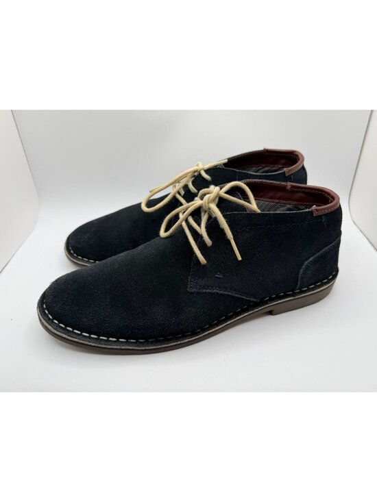 Kenneth Cole Reaction Other - Kenneth Cole Reaction Desert Wind Chukka Boots Men Size 10M Dark Blue Leather